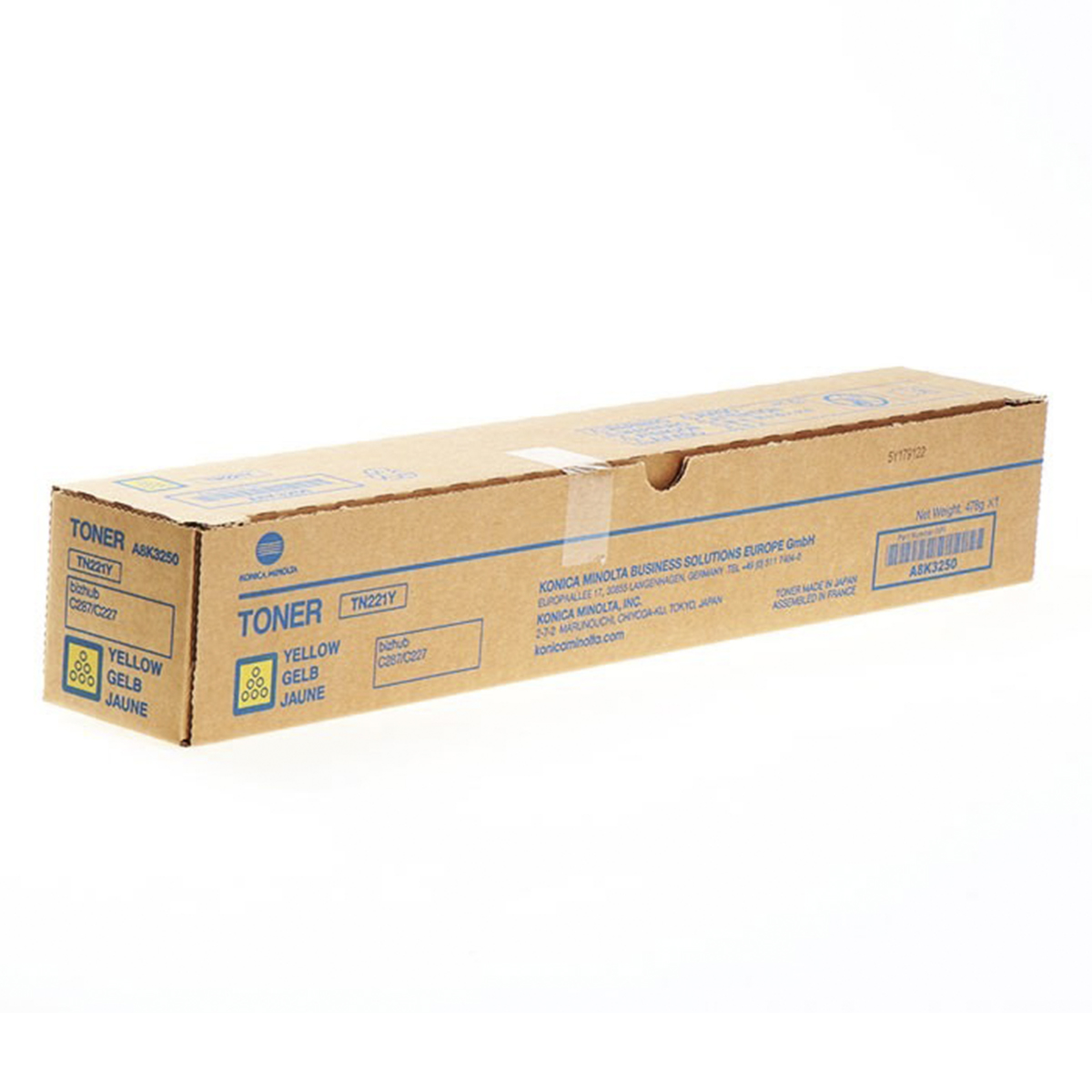 KONICA TONER AMARILLO TN221Y