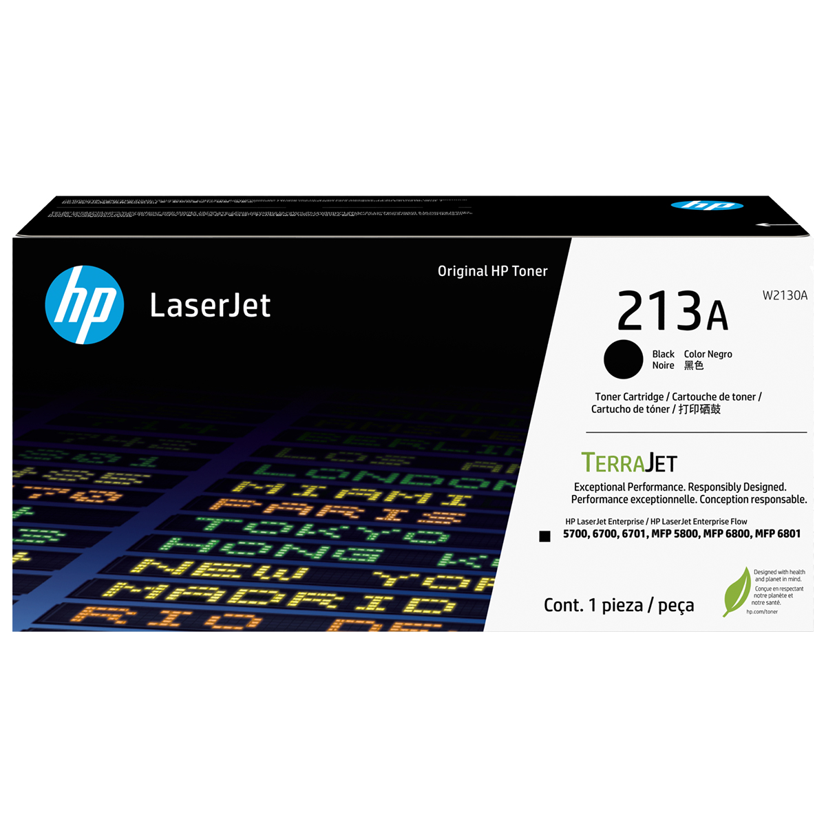 HP TONER NEGRO 213A W2130A