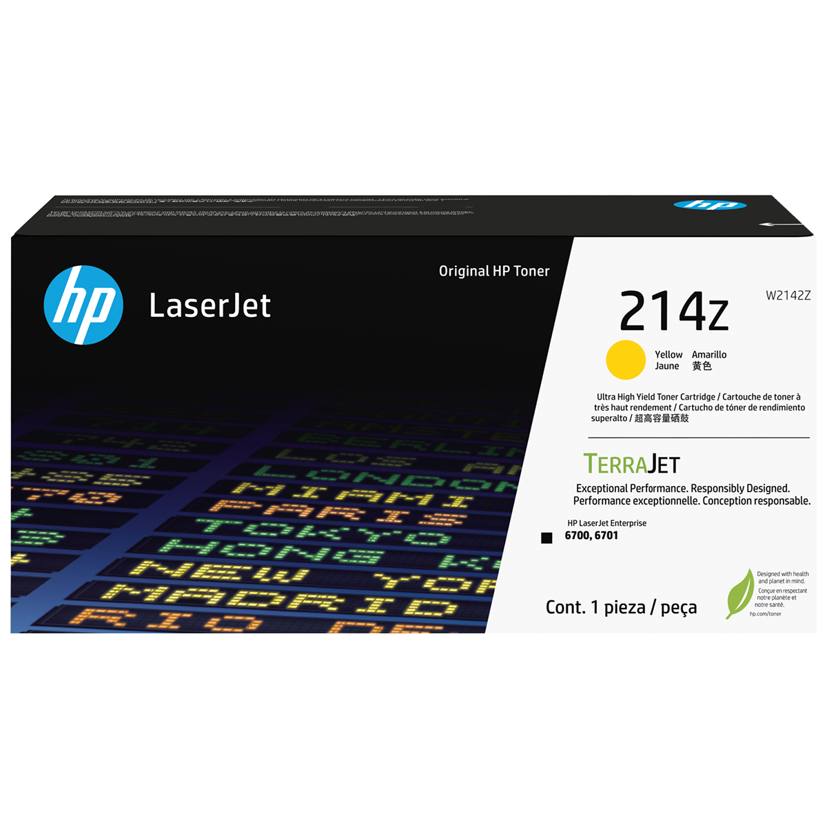 HP TONER AMARILLO 214Z W2142Z