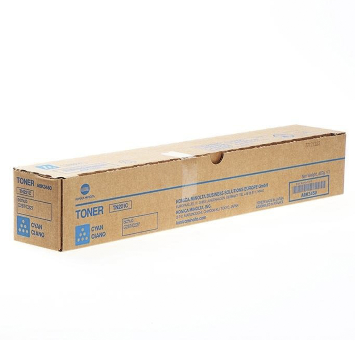 KONICA TONER CIAN TN227C