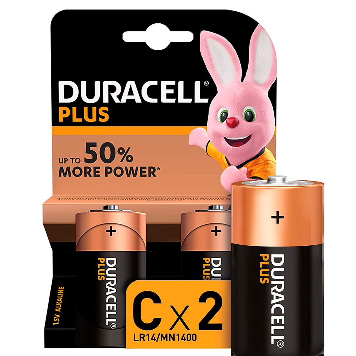 DURACELL PILAS ALCALIN C+ LR14
