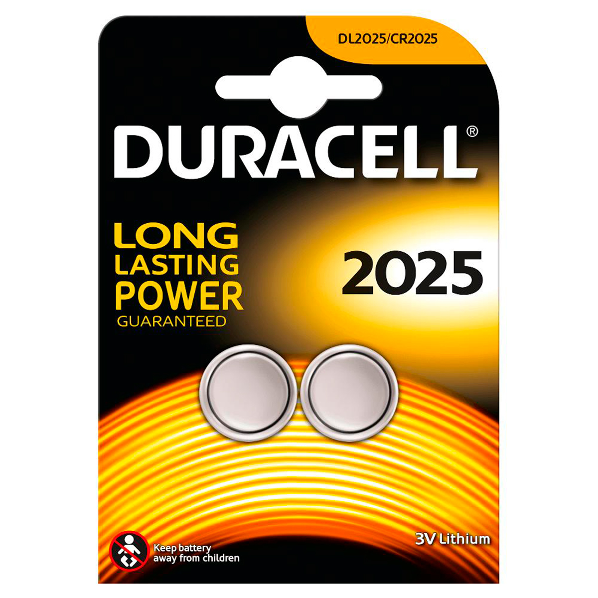 DURACELL PILA BOTON CR2025 3V