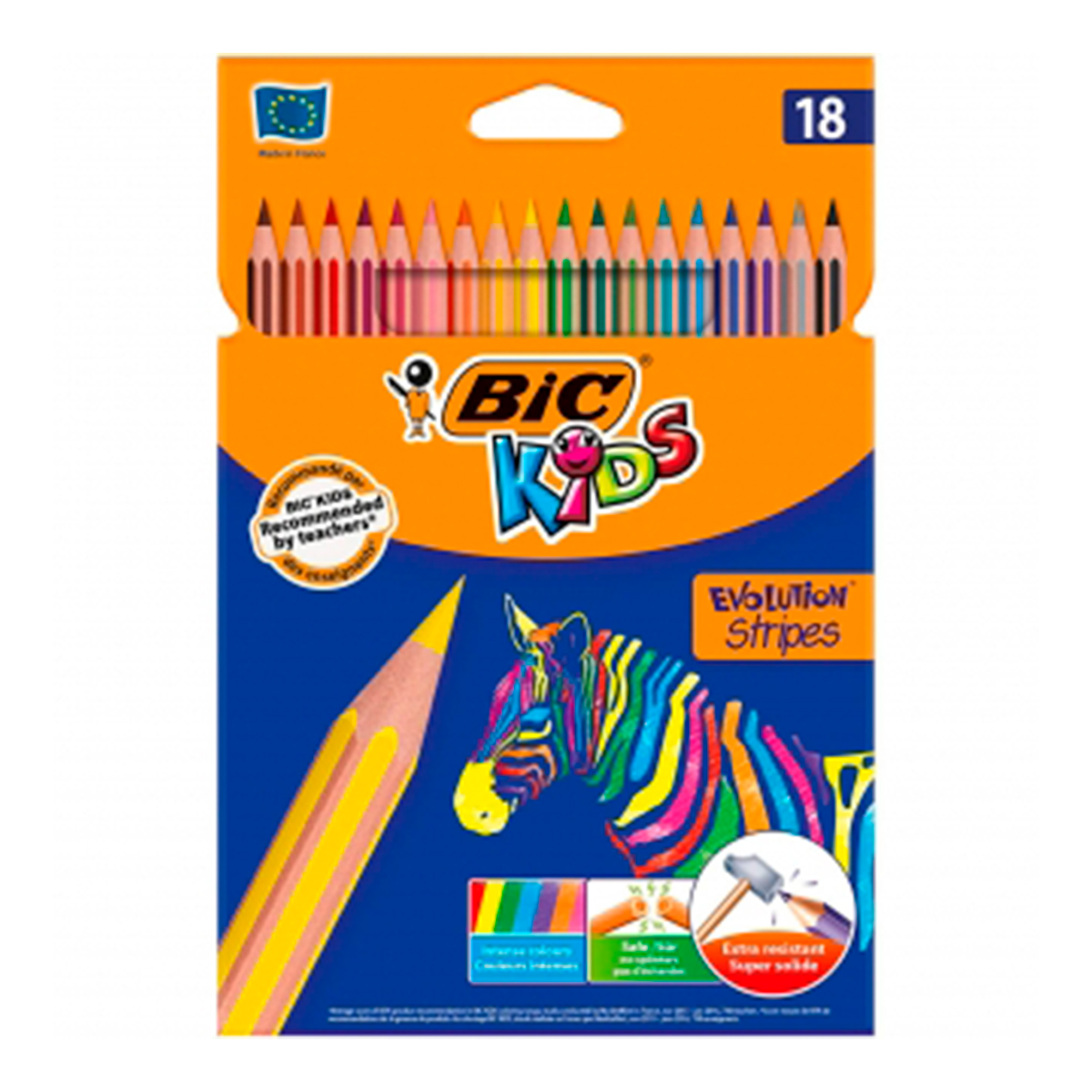 BIC KIDS LAPICES COLORES 18U