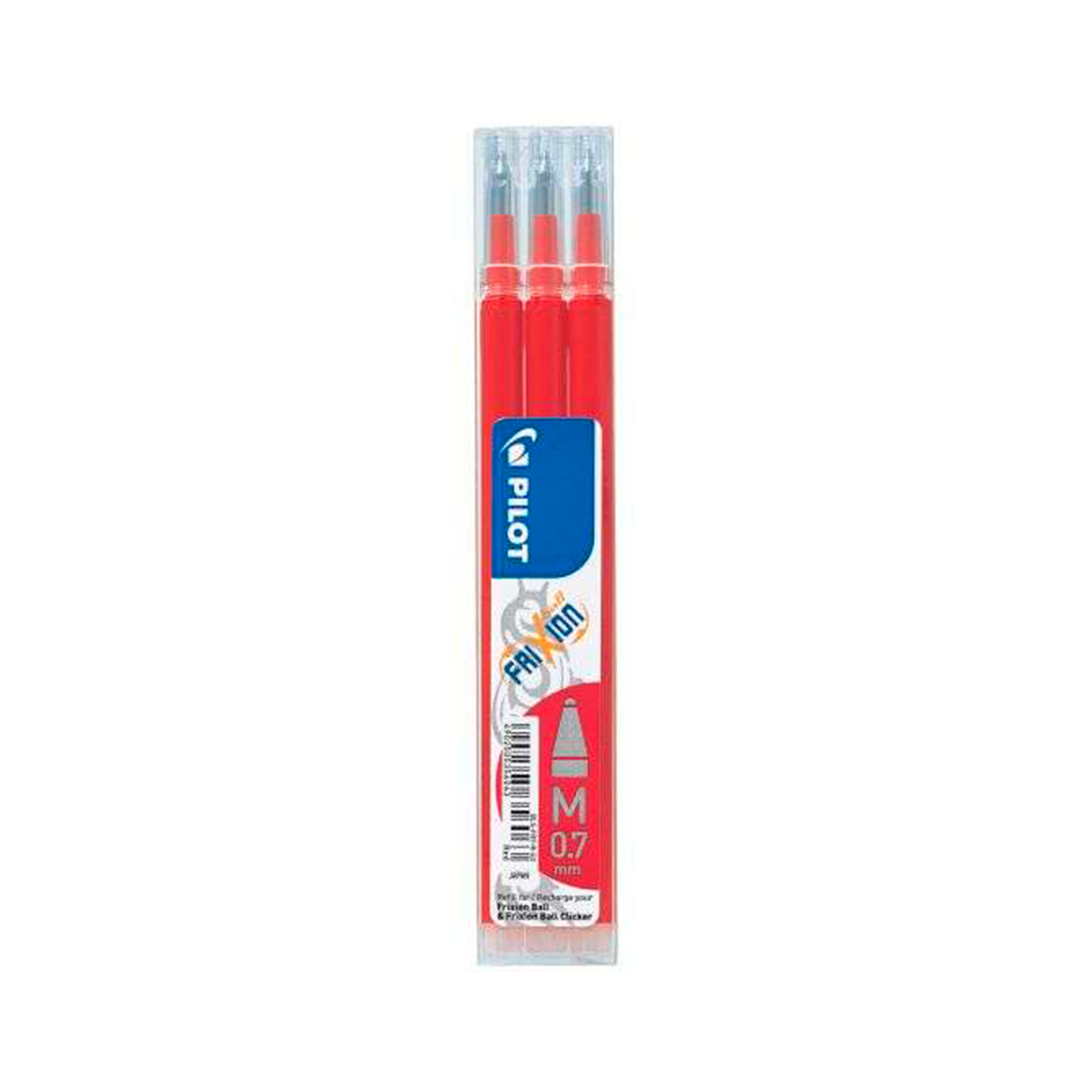 PILOT BALL RECAMBI 3U ROJO 12U