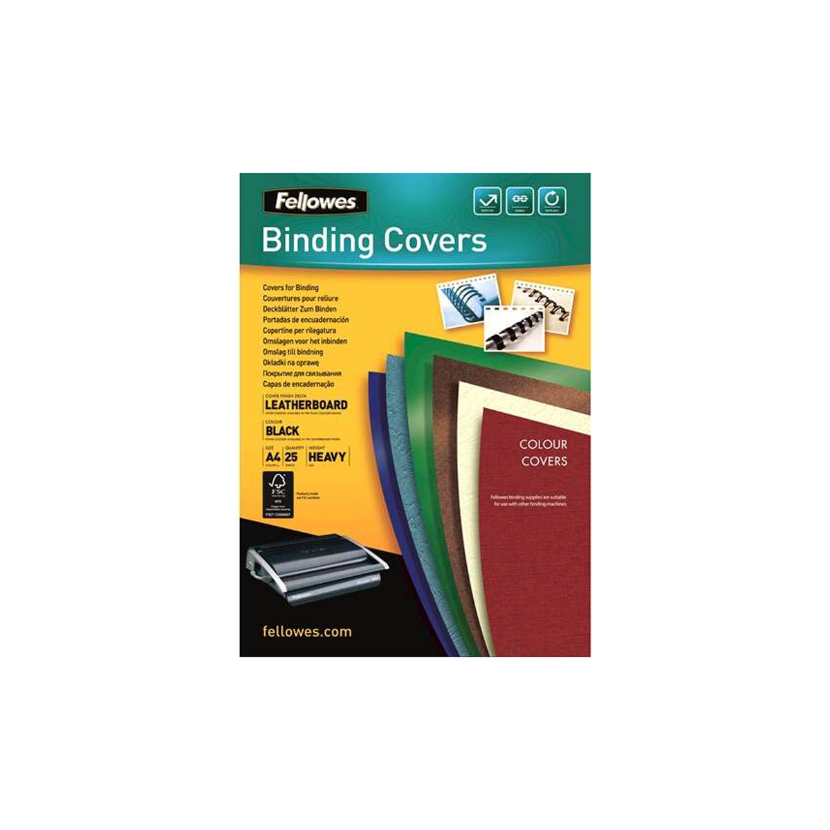 FELLOWES PORTADA A4 SIMIL PIEL
