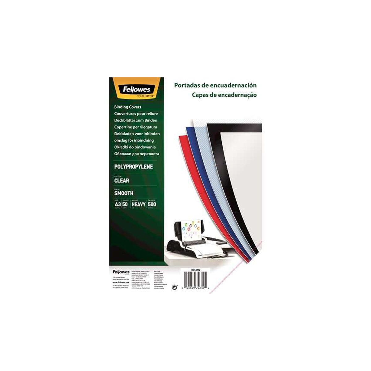FELLOWES PORTADA A3 500 MICRAS