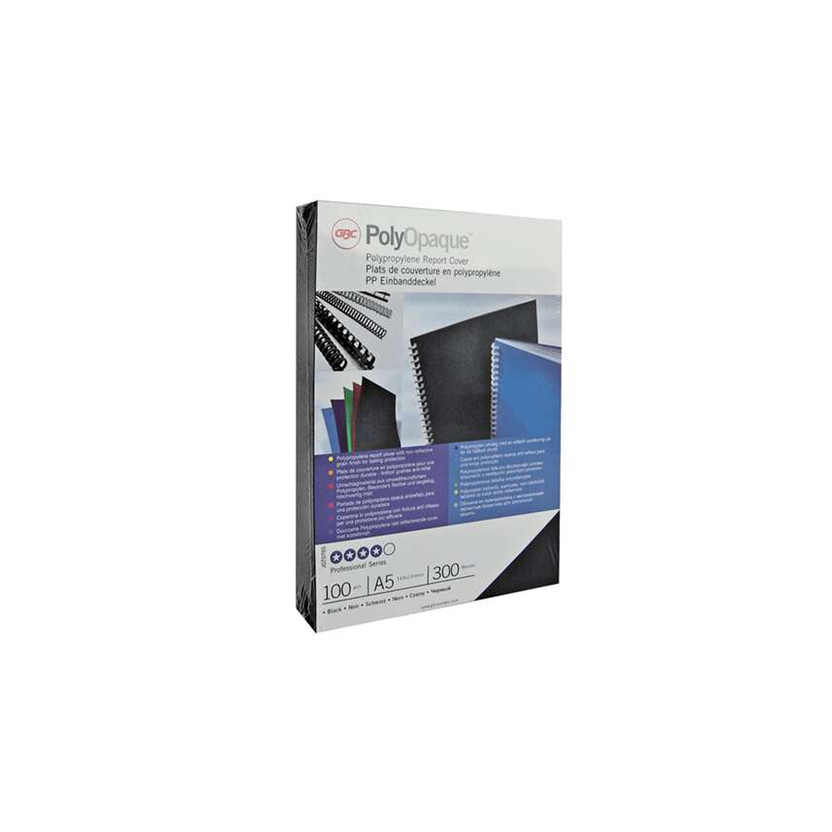 GBC PORTADA A4 300 MICRAS 100U