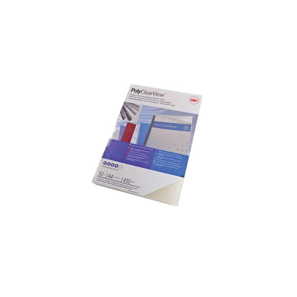 GBC PORTADA A4 TRANSPAREN 100U