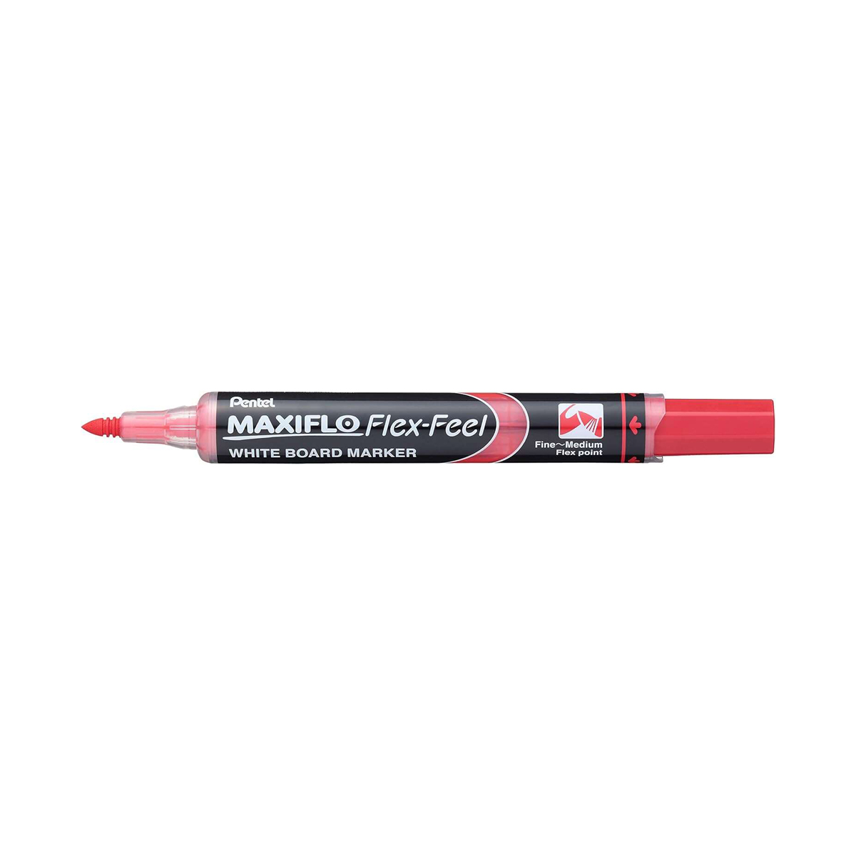 PENTEL PIZARRA 1-5MM ROJO 12U