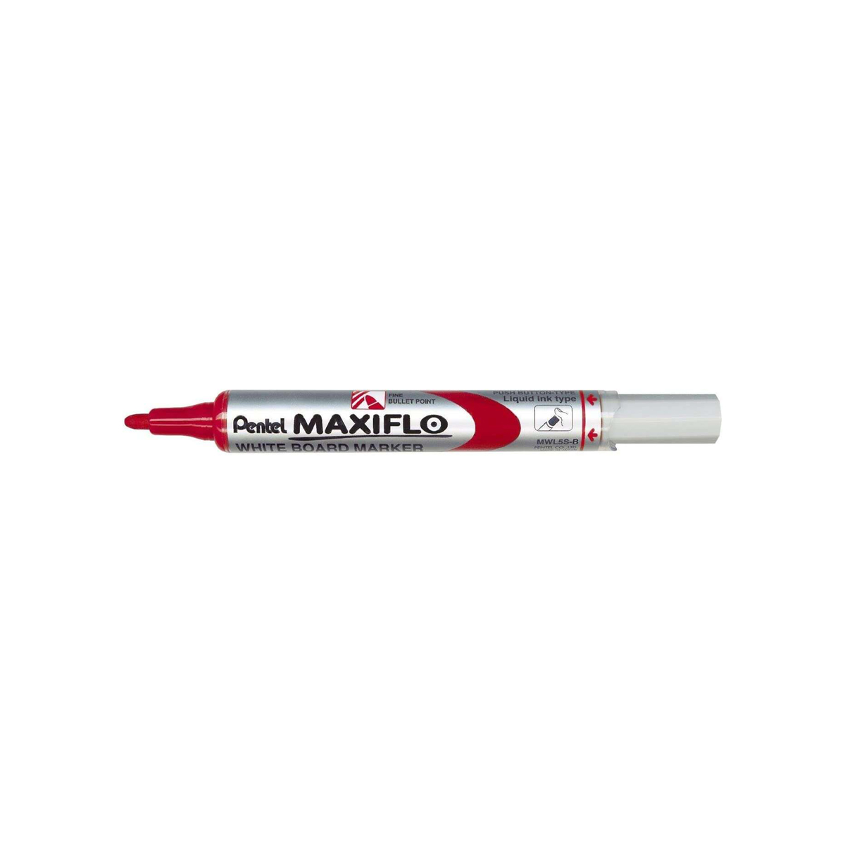 PENTEL PIZARRA 2MM ROJO 12U
