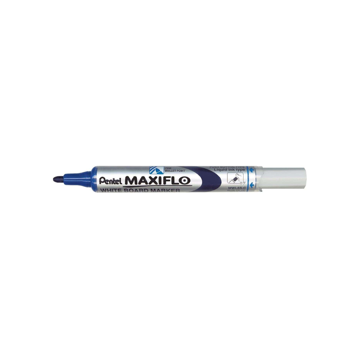 PENTEL PIZARRA 2MM AZUL 12U