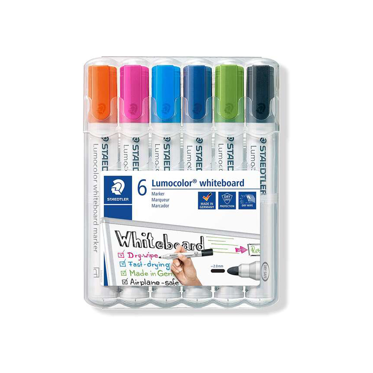 STAEDTLER 351 PIZARRA 2MM 6U