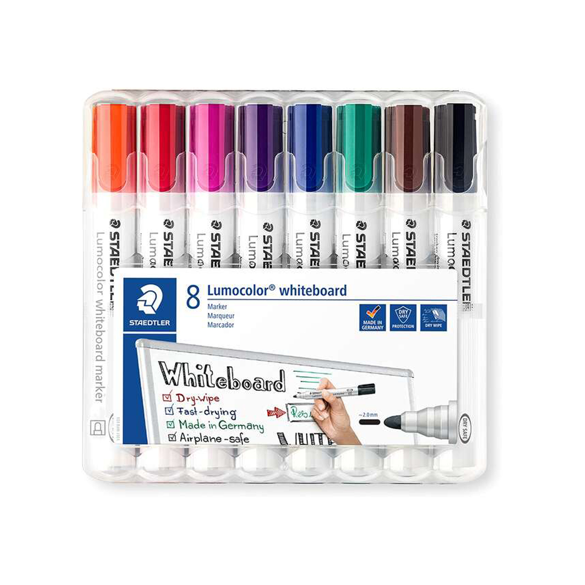 STAEDTLER 351 PIZARRA 2MM 8U