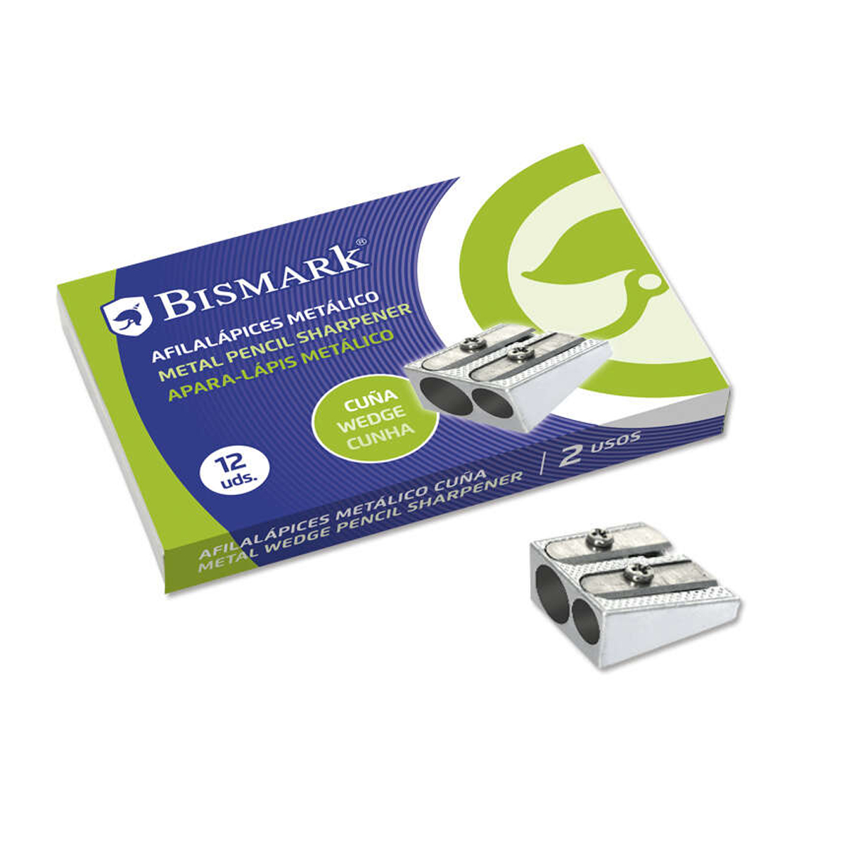 BISMARK SACAPUNTAS METAL 12U