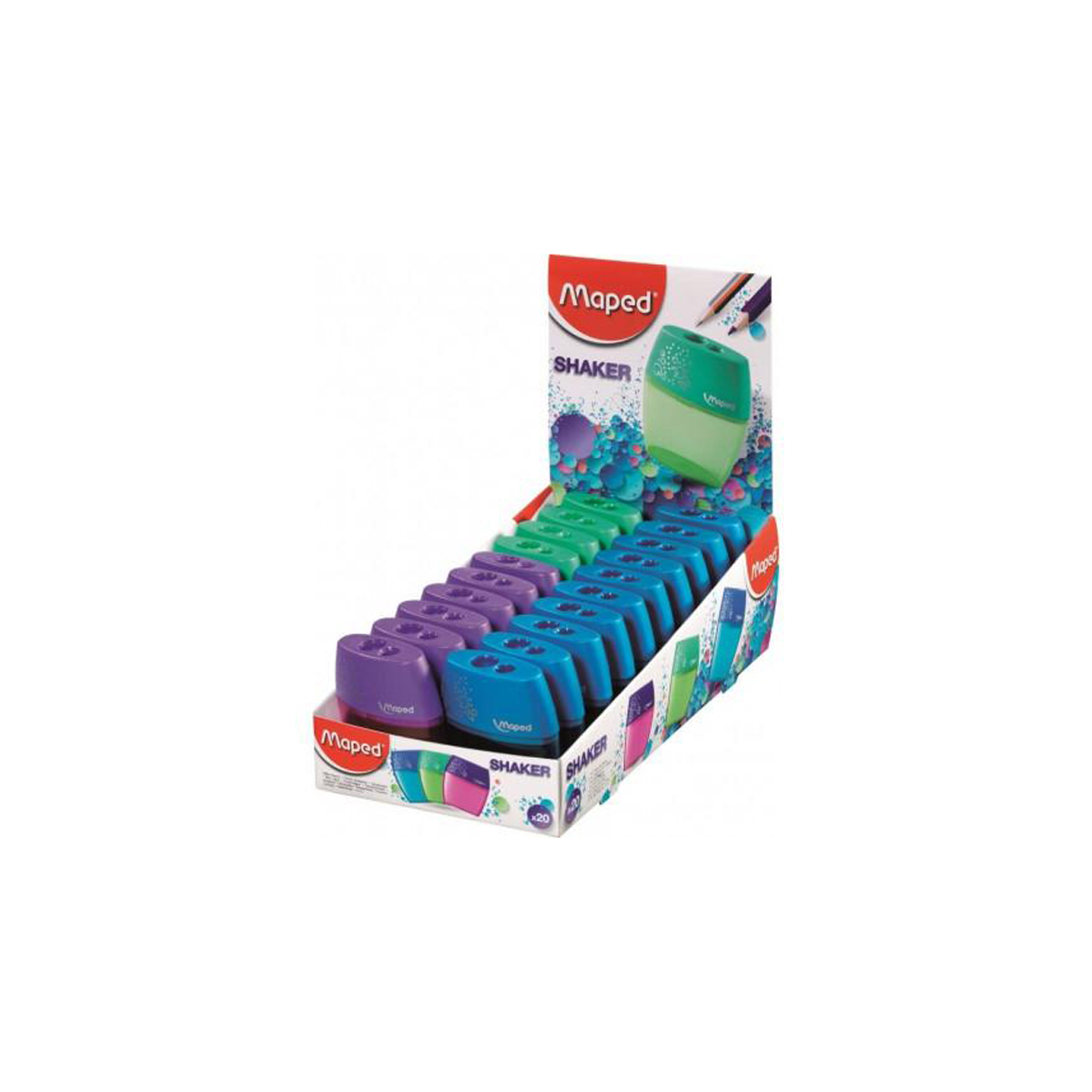 MAPED SACAPUNTAS 2 ORIFICI 20U