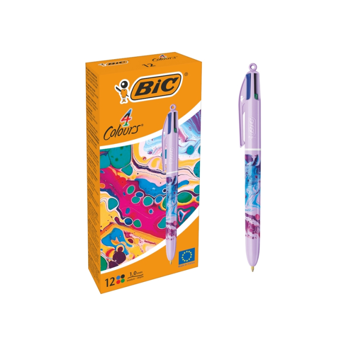 BIC 4 COLOURS DECORS BOLI 12U