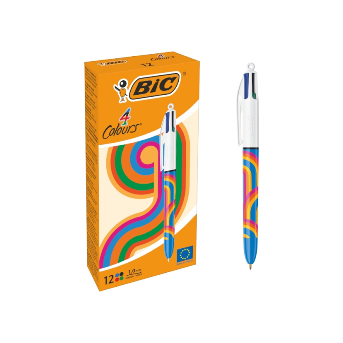 BIC 4 COLOURS DECORS BOLI 12U