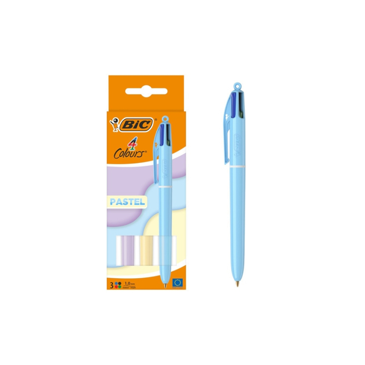 BIC 4 COLOURS PASTEL BOLI 3U