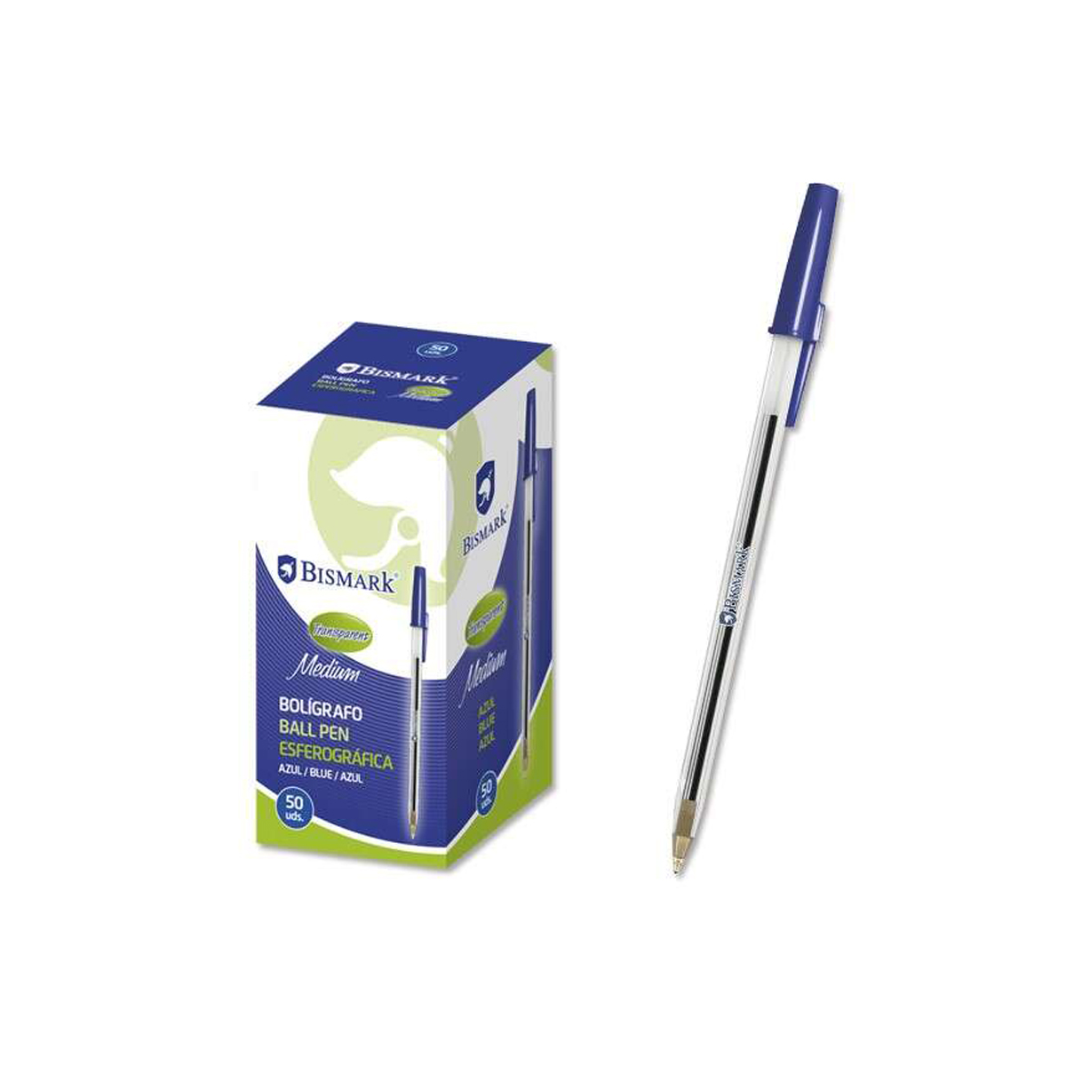BISMARK BOLIGRAFO AZUL 50U