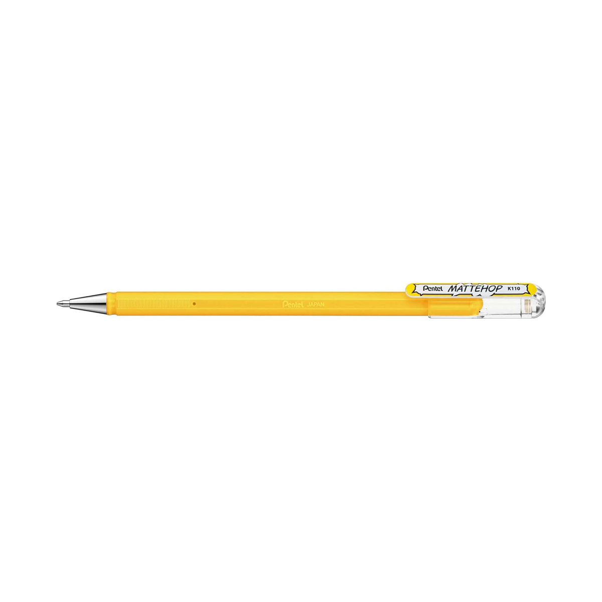 PENTEL TINTA GEL 1MM AMARI 12U