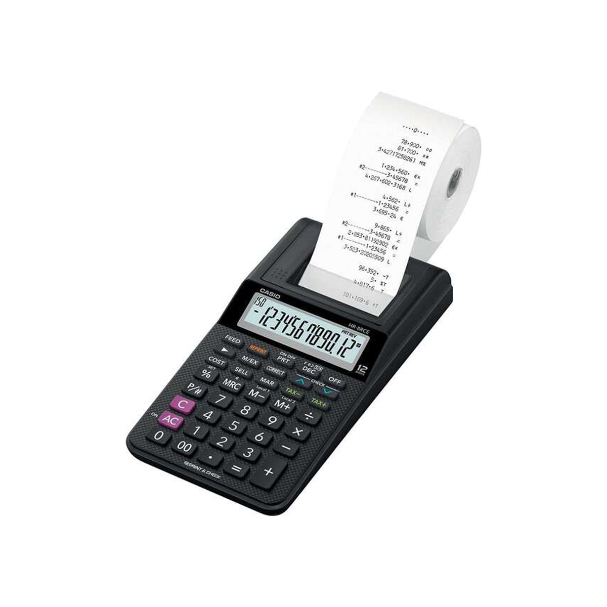 CASIO HR8RCE CALCULADORA 12D