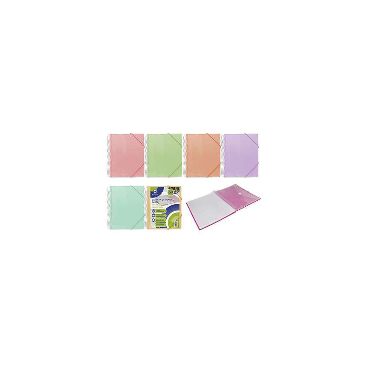 BISMARK CARPETA A4 60 FUNDA 6U