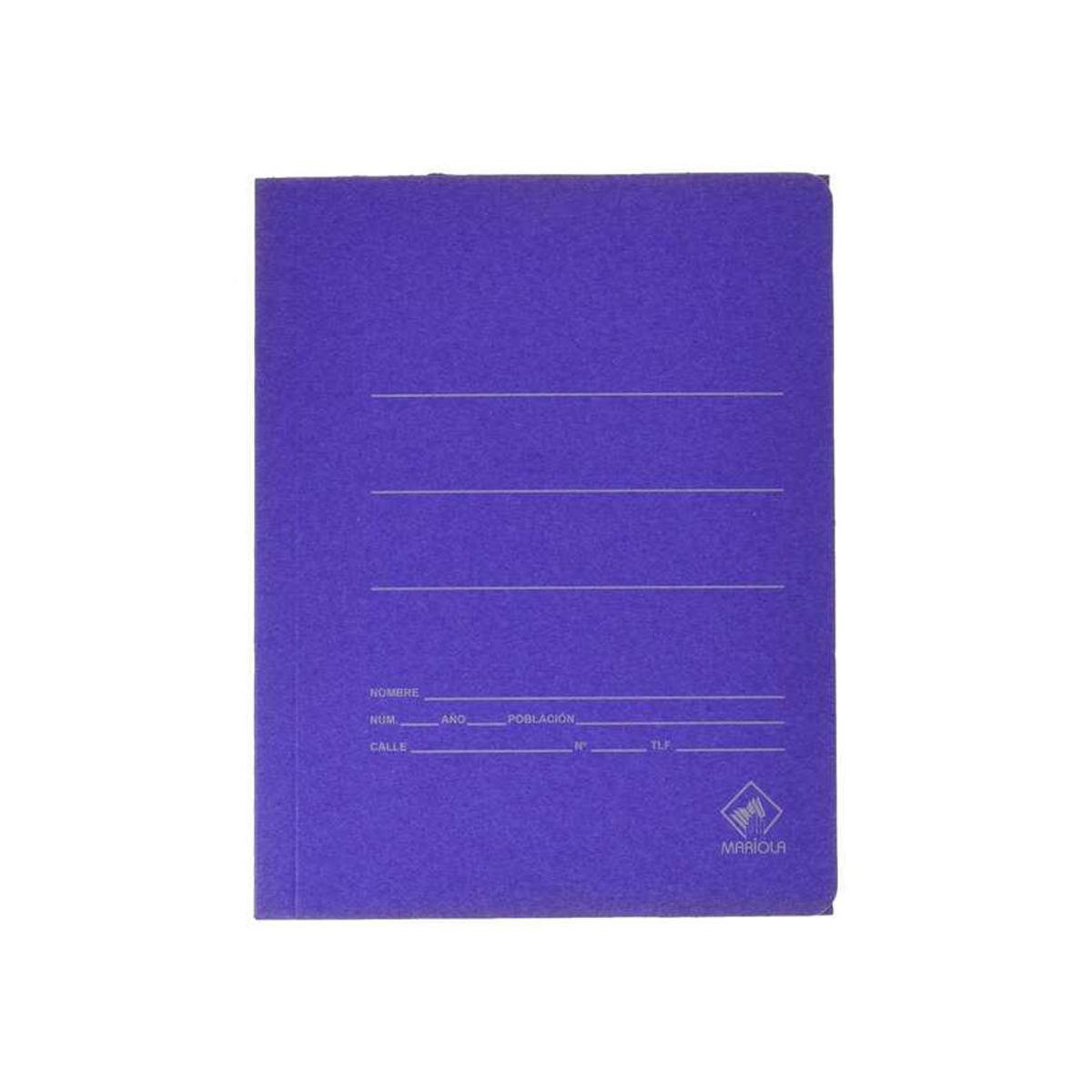 MARIOLA CARPETA BOLSA AZUL 20U