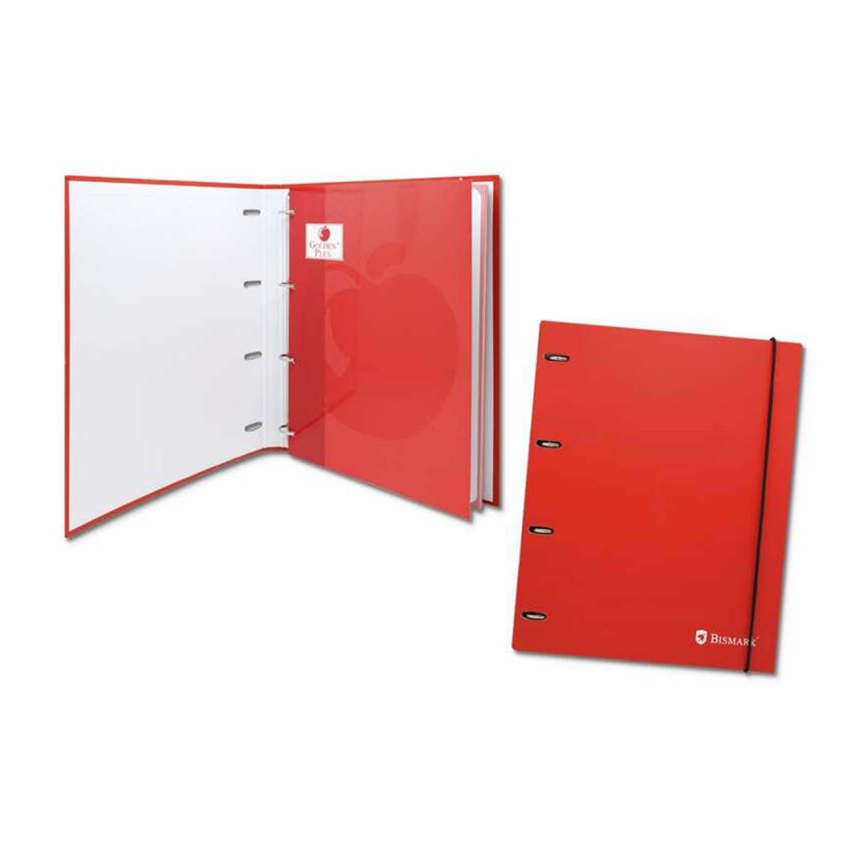 BISMARK CARPETA 4A A4 ROJO