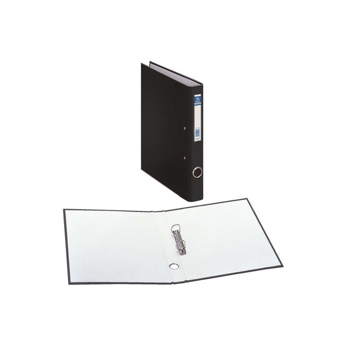 DOHE CARPETA 2A 25MM A4 NEGRO