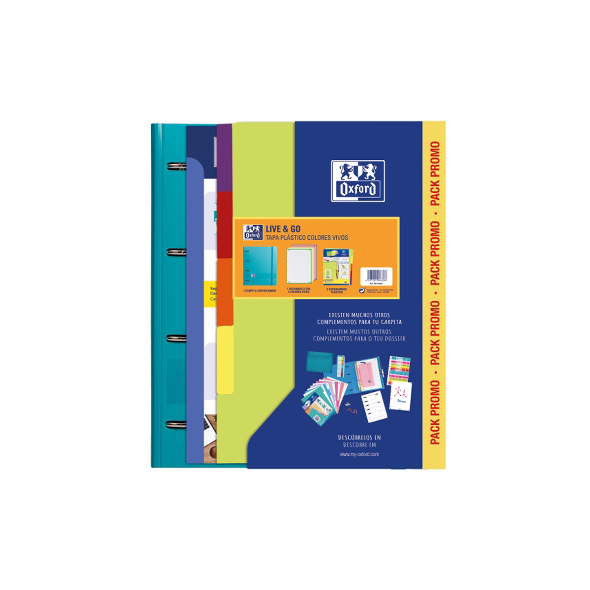 OXFORD CARPETA 4A A4+ VIVOS