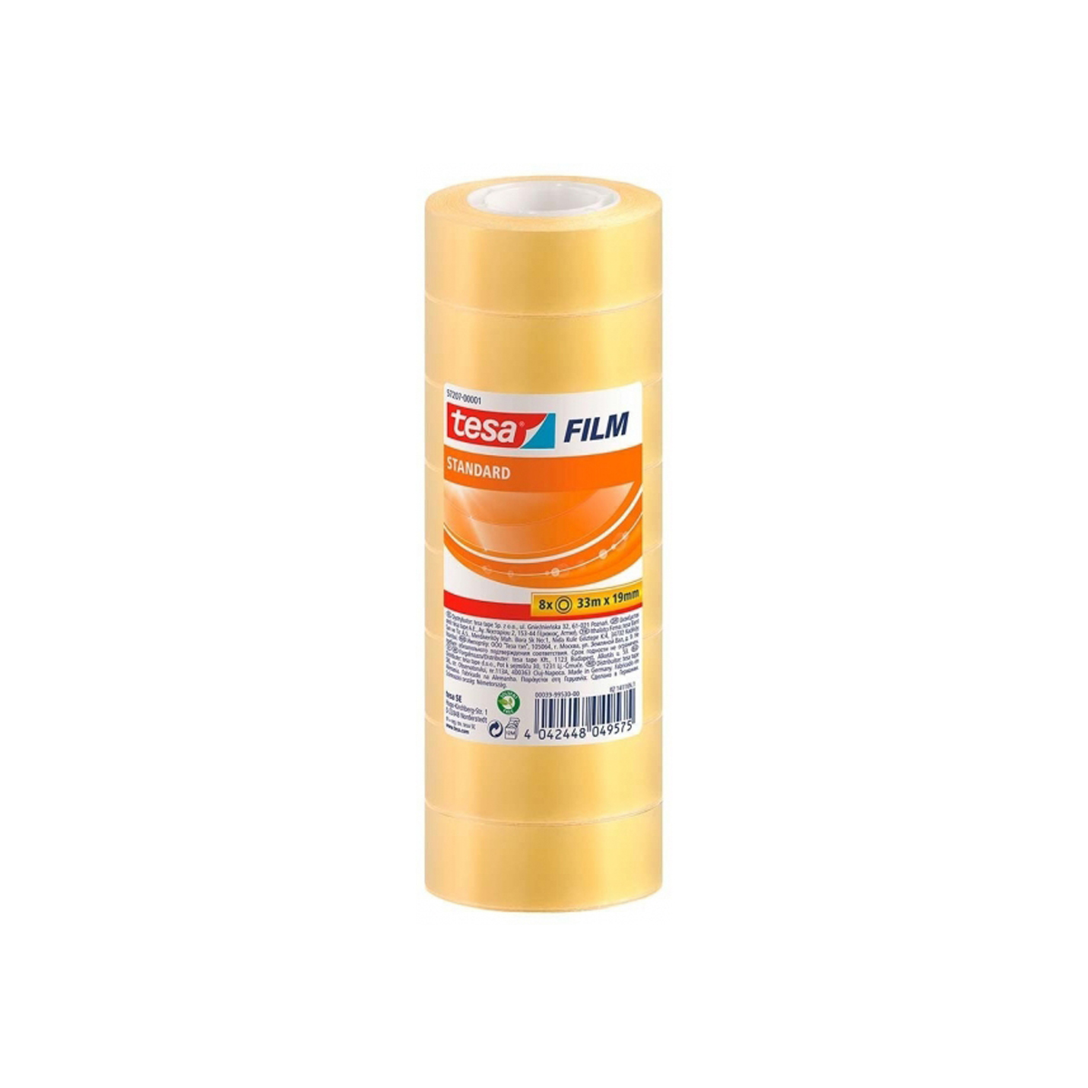 TESA CINTA 19MMX33M 8U TRANSPA