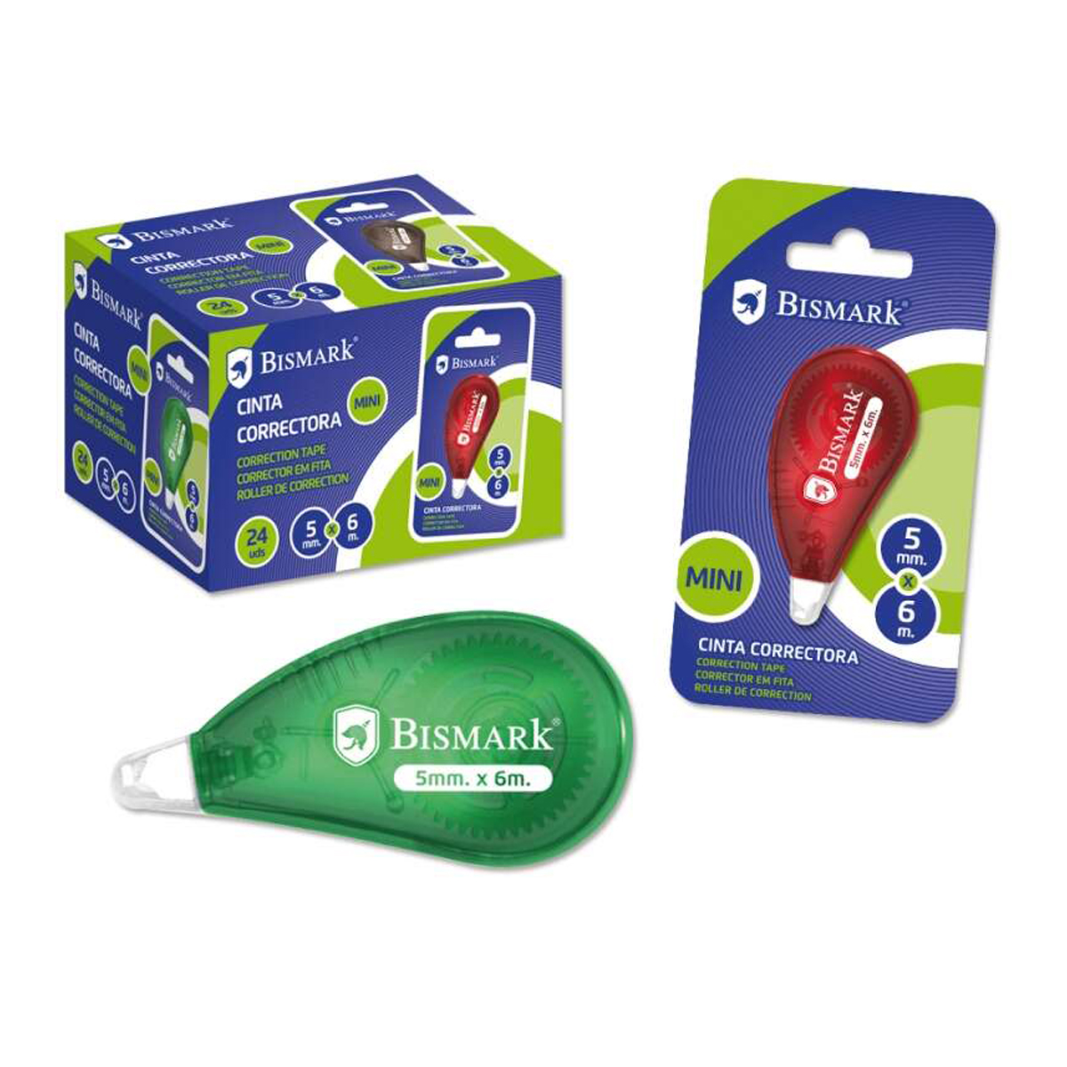 BISMARK CINTA CORRECTOR 6M 24U