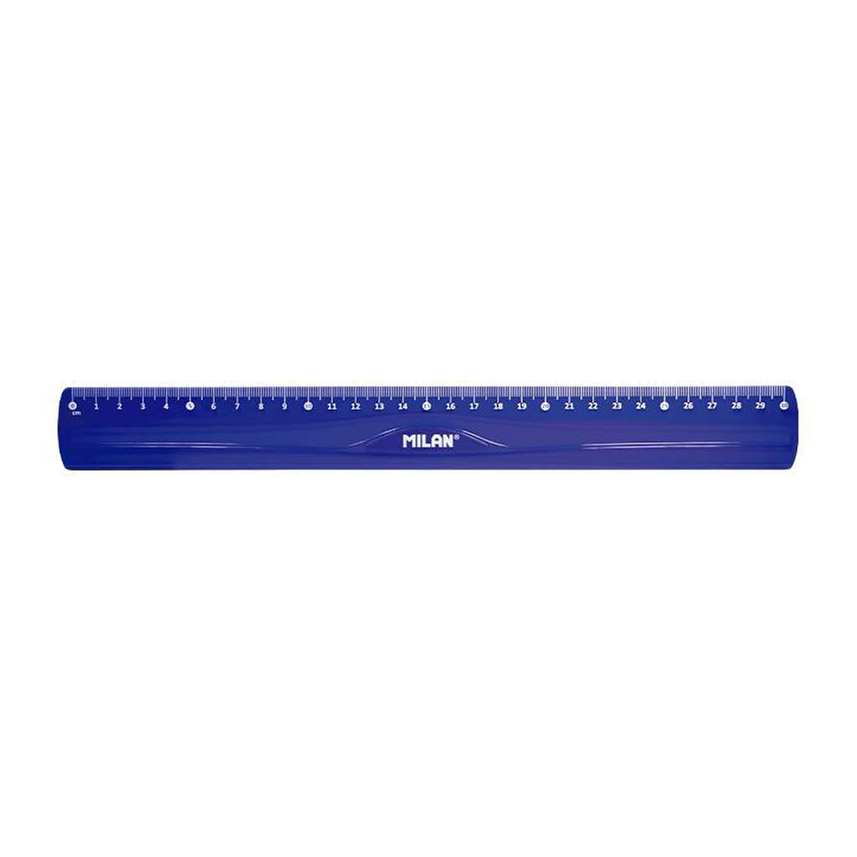 MILAN REGLA FLEXIBLE 30CM AZUL