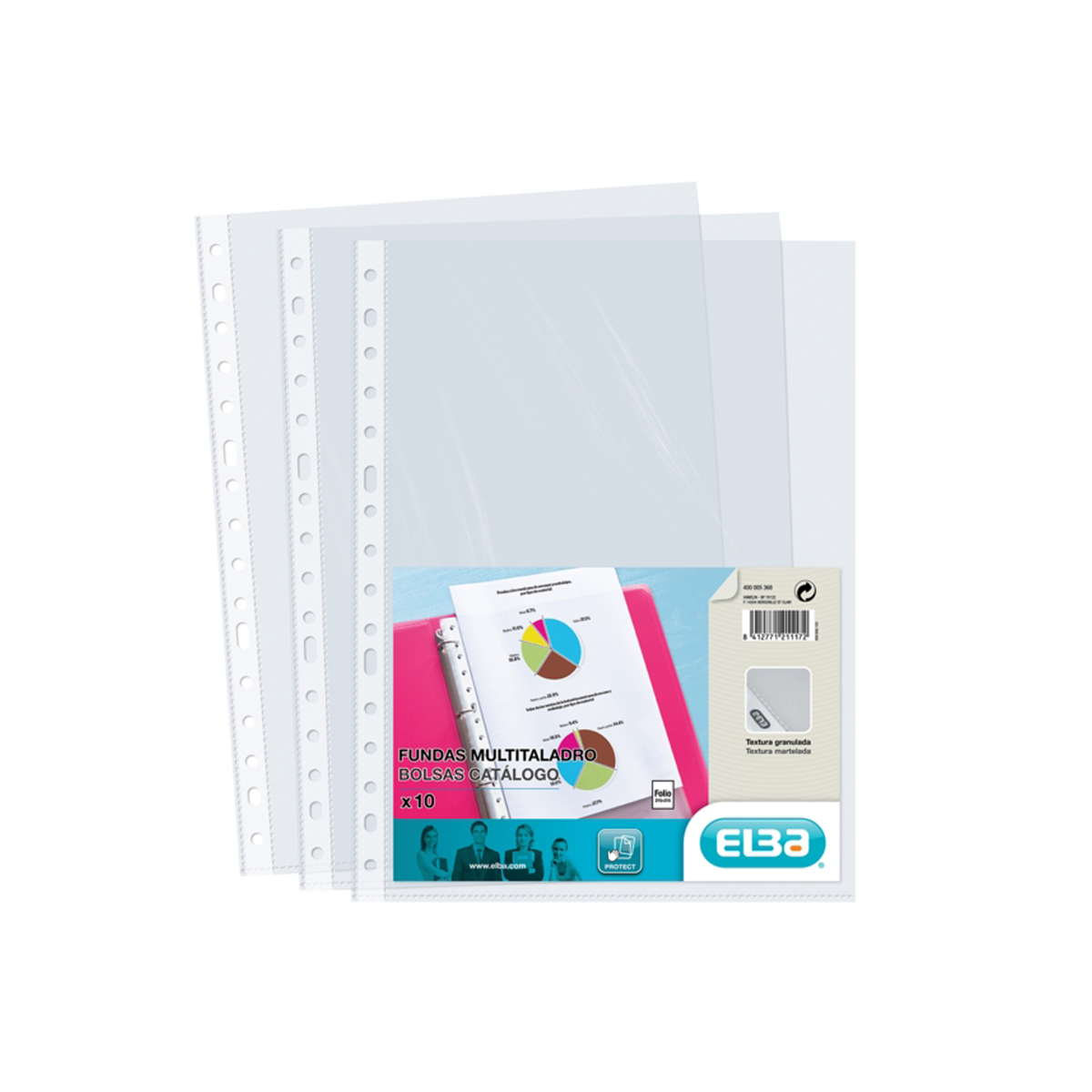 ELBA FUNDAS FOLIO PP 90M 10U