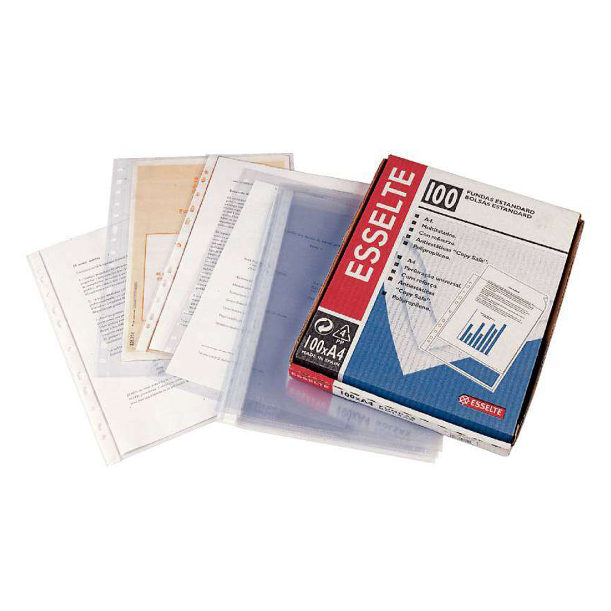 ESSELTE FUNDAS FOLIO 100U
