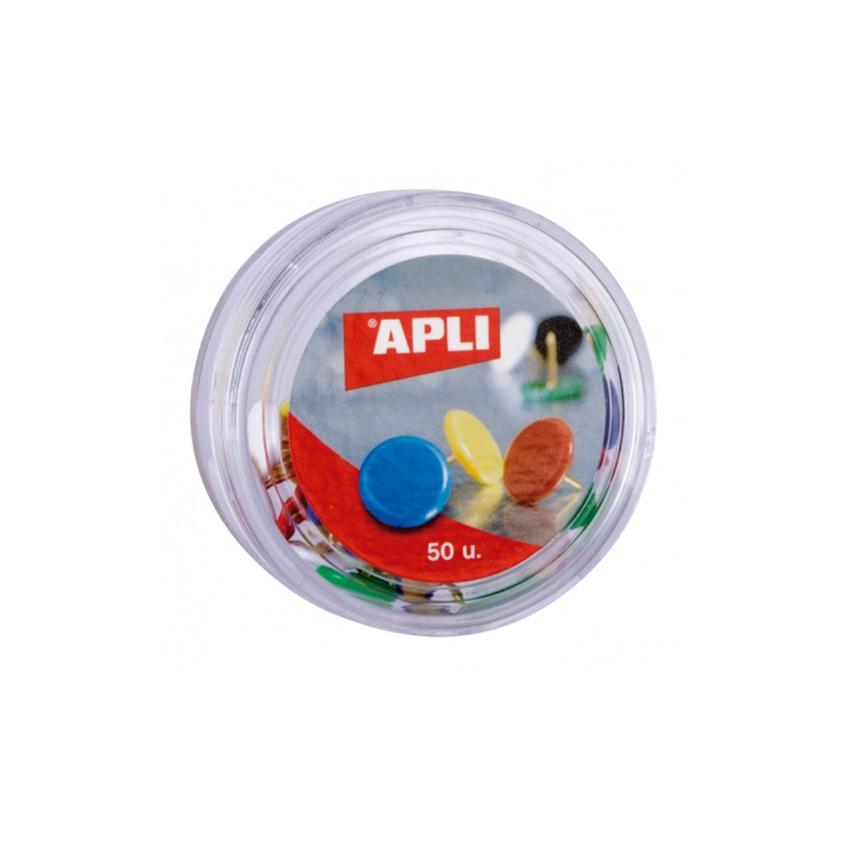 APLI CHINCHETAS 50U REDONDAS