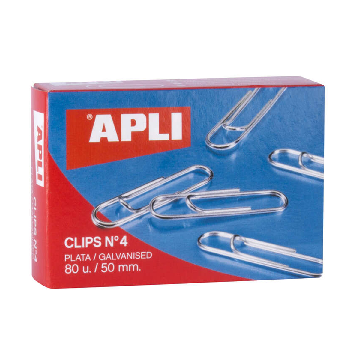 APLI CLIPS N4 50MM 80U GALVAN
