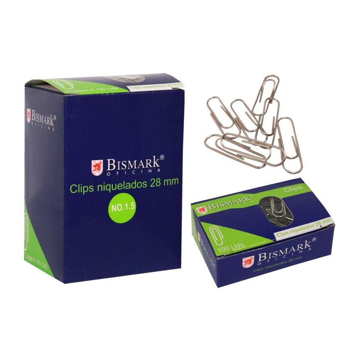 BISMARK CLIPS N1.5 28MM 100U