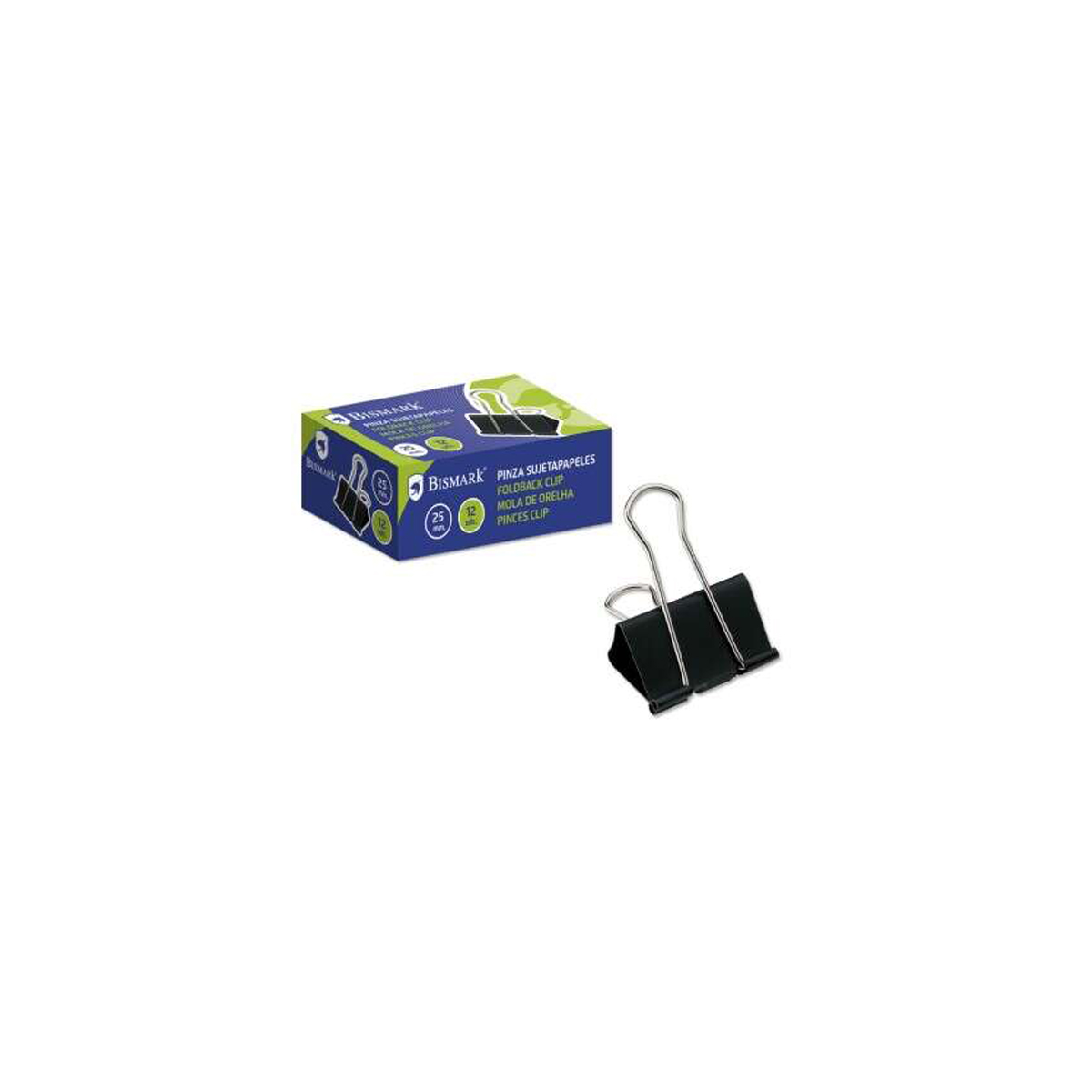 BISMARK PINZA ABATIBL 25MM 12U