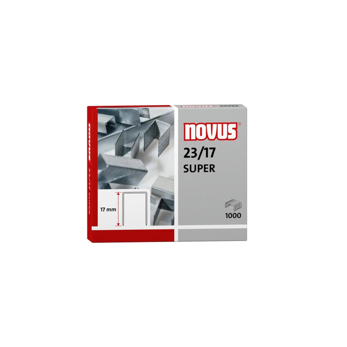 NOVUS GRAPAS 23 17 1000U GALVA