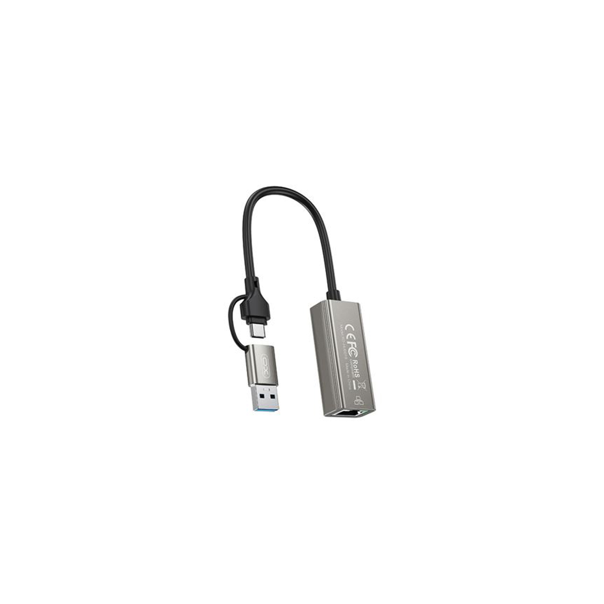 XO ADAPTADOR RED RJ4 USB-C 3.0