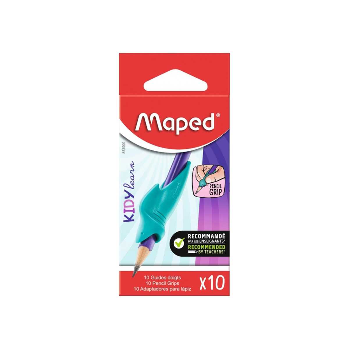 MAPED GUIAS DE LAPIZ DEDOS 10U