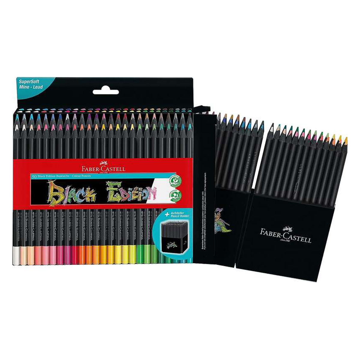 FABER BLACK LAPICES COLOR 50U