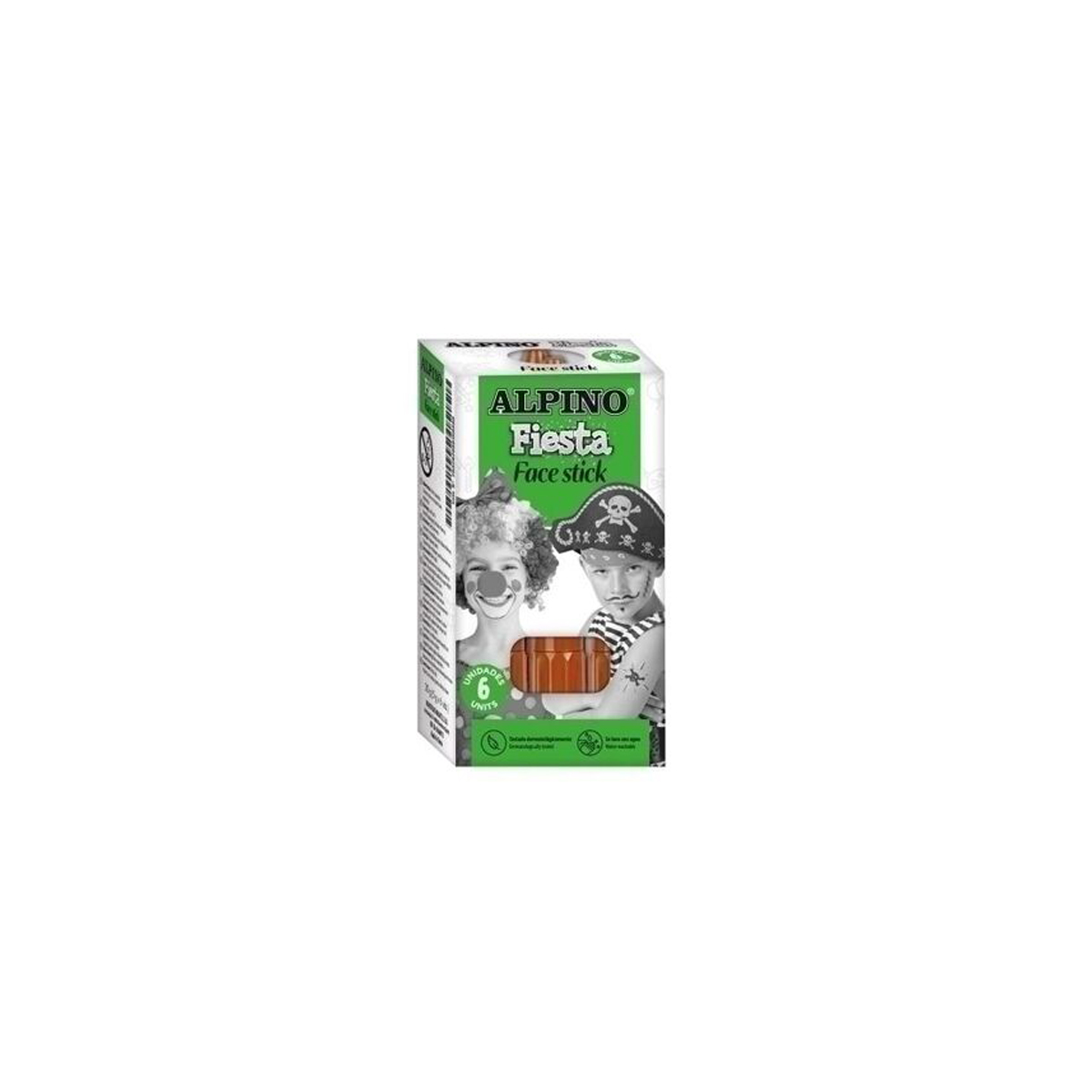 ALPINO PINTURA FACIAL 6U MARRO
