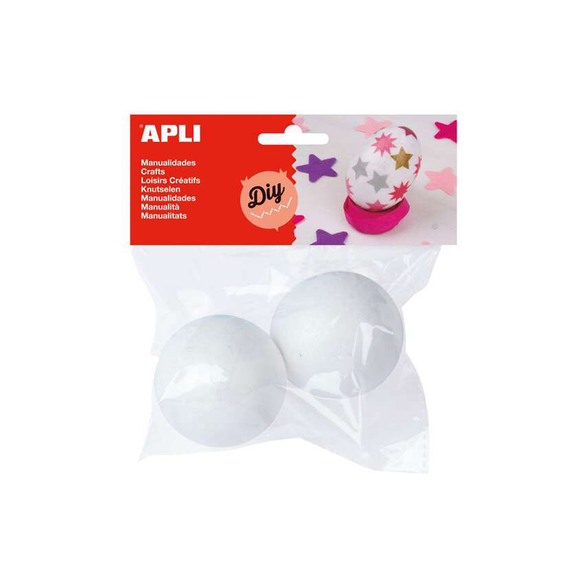 APLI BOLAS POREX 60MM 2U