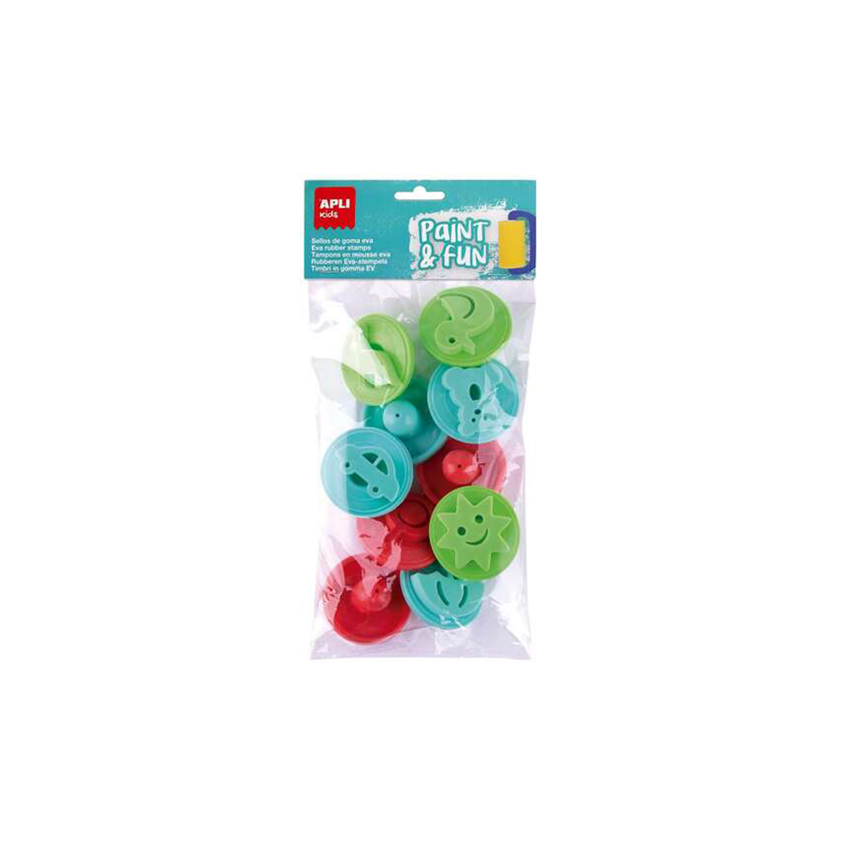 APLI KIDS SELLOS GOMA EVA 10U