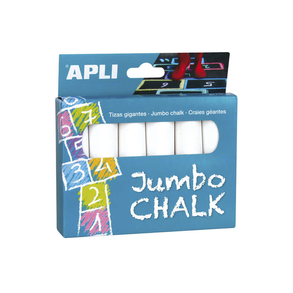 APLI TIZA REDONDA 25X105 6U BL