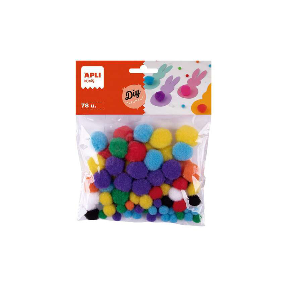 APLI POMPONES 78U SURTIDOS