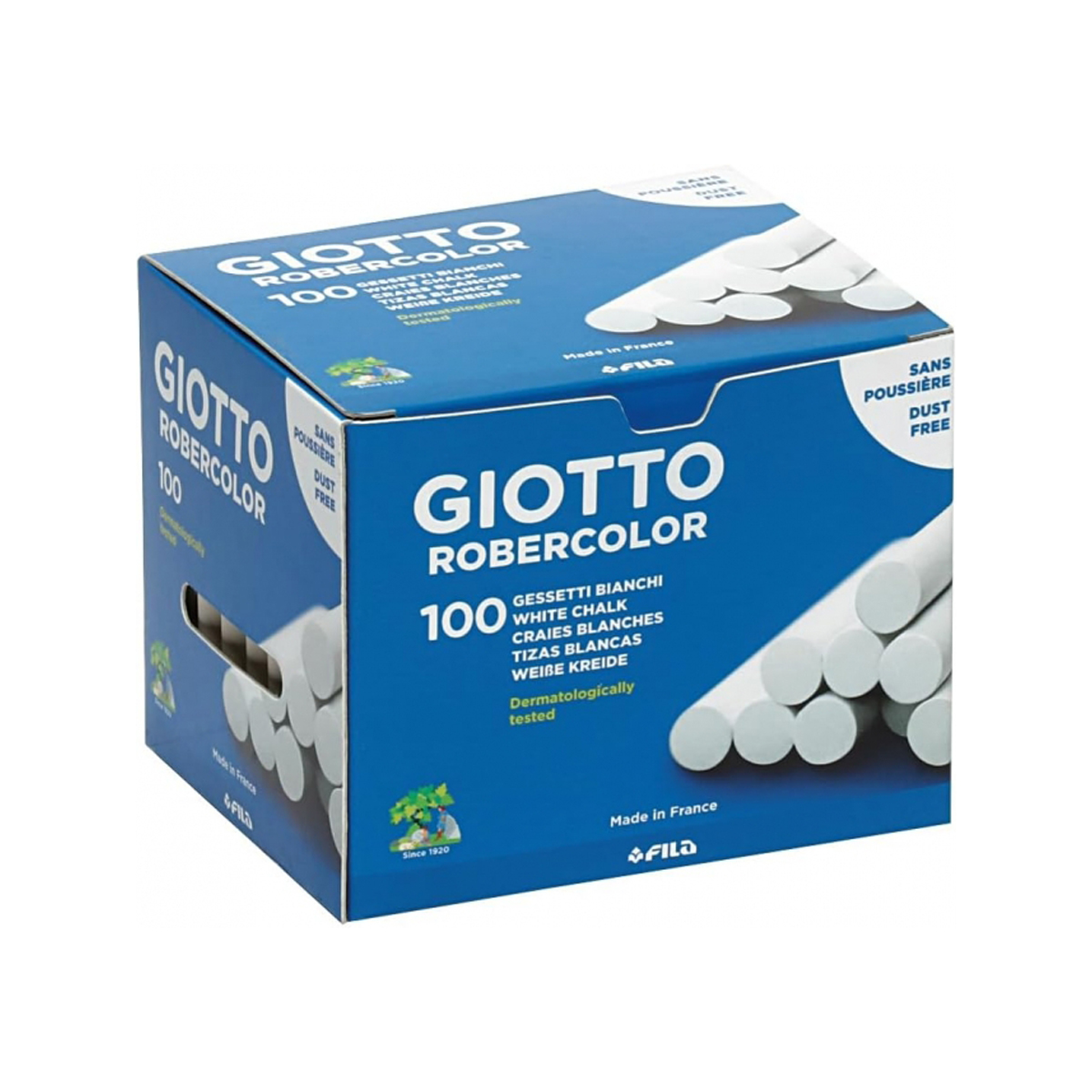 GIOTTO TIZA REDONDA 100U  BLAN