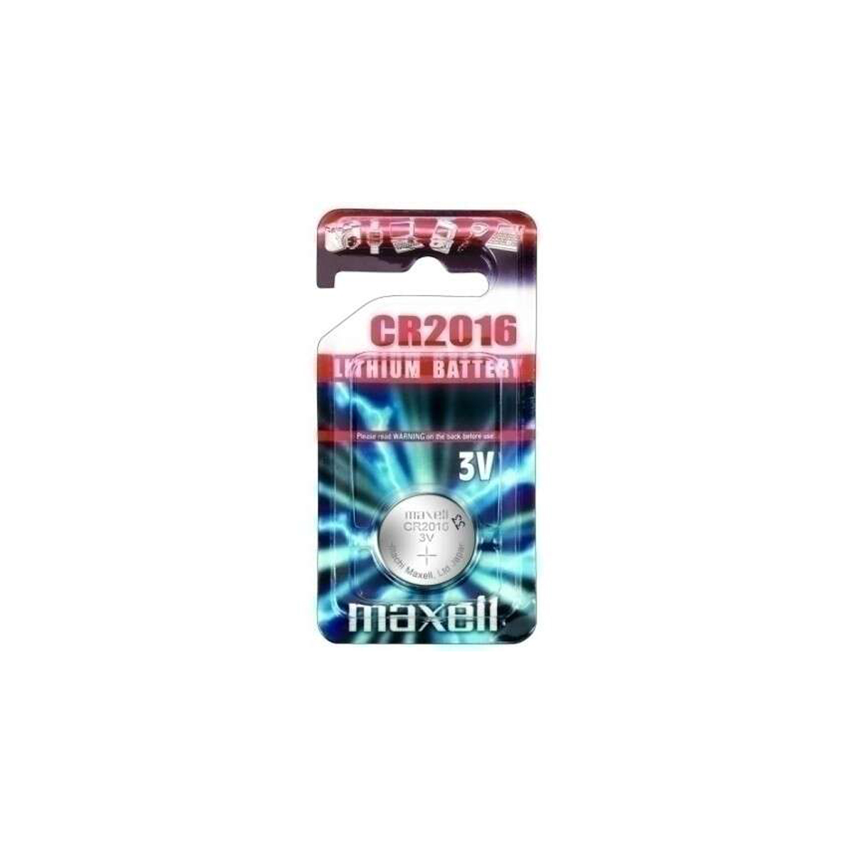 MAXELL 1 PILA BOTON CR2016 3V